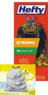 Ace Hardware Select Hefty or Glad ForceFlex Trash Bags offer