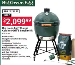 Ace Hardware Big Green Egg XLarge Ceramic Grill & Smoker Kit offer