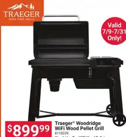 Ace Hardware Traeger Woodridge WiFi Wood Pellet Grill offer