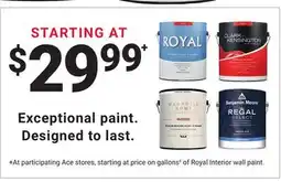 Ace Hardware Paint offer