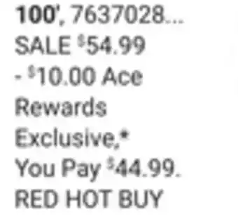 Ace Hardware Ace SmartFLO Max 100' Premium Garden Hose offer