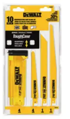 Ace Hardware DEWALT 10 Pc. Reciprocating Saw Blade Set offer