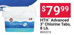 Ace Hardware HTH Advanced 3˝ Chlorine Tabs, 8 Lb offer
