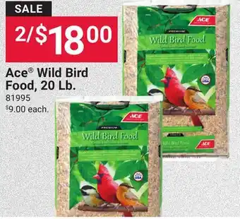 Ace Hardware Ace Wild Bird Food, 20 Lb offer