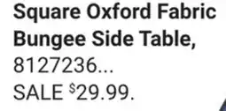 Ace Hardware Square Oxford Fabric Bungee Side Table offer