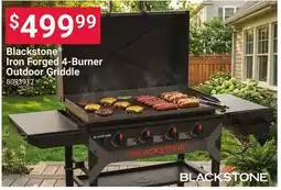 Ace Hardware Blackstone Iron Forged 4-Burner Outdoor Griddle offer