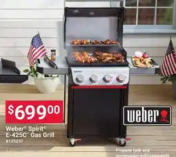 Ace Hardware Weber Spirit E-425C Gas Grill offer