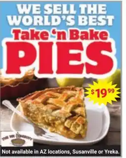 Ace Hardware Take 'n Bake PIES offer
