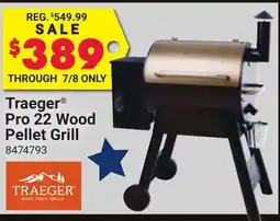 Ace Hardware Traeger Pro 22 Wood Pellet Grill offer