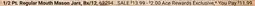 Ace Hardware 1/2 Pt. Regular Mouth Mason Jars, Bx/12 offer