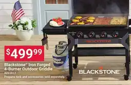 Ace Hardware Blackstone Iron Forged 4-Burner Outdoor Griddle offer