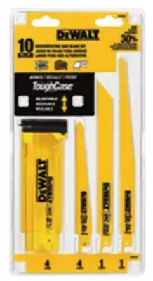 Ace Hardware DEWALT 10 Pc. Reciprocating Saw Blade Set offer