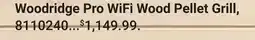 Ace Hardware Woodridge Pro WiFi Wood Pellet Grill offer