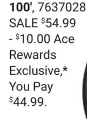 Ace Hardware Ace SmartFLO Max 100' Premium Garden Hose offer