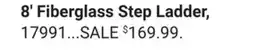 Ace Hardware 8' Fiberglass Step Ladder offer