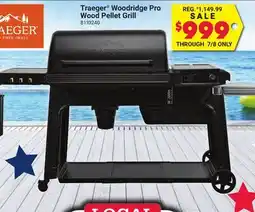 Ace Hardware Traeger Woodridge Pro Wood Pellet Grill offer