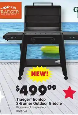 Ace Hardware Traeger Irontop 2-Burner Outdoor Griddle offer