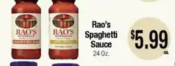 Big Saver Foods Rao's Spaghetti Sauce offer