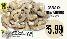 Big Saver Foods 36/40 Ct. Raw Shrimp offer