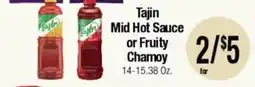 Big Saver Foods Tajin Mid Hot Sauce or Fruity Chamoy offer