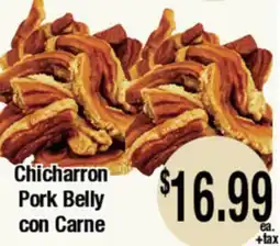 Big Saver Foods Chicharron Pork Belly con Carne offer