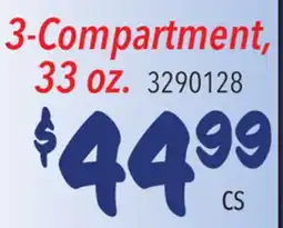 Restaurant Depot 3-Compartment, 33 oz offer