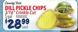 Restaurant Depot County Fair DILL PICKLE CHIPS offer
