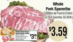 Big Saver Foods Whole Pork Spareribs offer