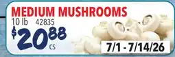 Restaurant Depot MEDIUM MUSHROOMS offer