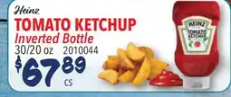 Restaurant Depot Heinz TOMATO KETCHUP Inverted Bottle offer