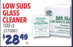 Restaurant Depot LOW SUDS GLASS CLEANER offer