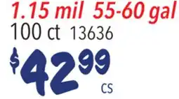 Restaurant Depot 1.15 mil 55-60 gal offer