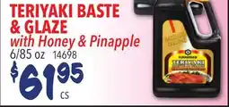 Restaurant Depot TERIYAKI BASTE & GLAZE with Honey & Pineapple offer