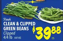 Restaurant Depot CLEAN & CLIPPED GREEN BEANS offer
