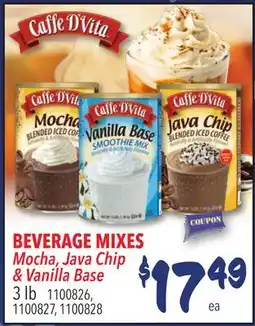Restaurant Depot BEVERAGE MIXES offer