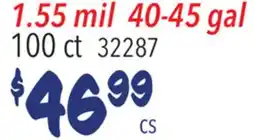 Restaurant Depot 1.55 mil 40-45 gal offer