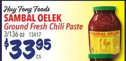 Restaurant Depot SAMBAL OELEK Ground Fresh Chili Paste offer