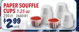 Restaurant Depot PAPER SOUFFLE CUPS offer