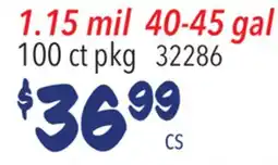 Restaurant Depot 1.15 mil 40-45 gal offer