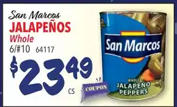 Restaurant Depot San Marcos JALAPEÑOS offer