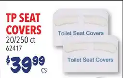 Restaurant Depot TP SEAT COVERS offer