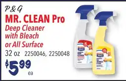 Restaurant Depot P&G MR. CLEAN Pro Deep Cleaner with Bleach or All Surface offer