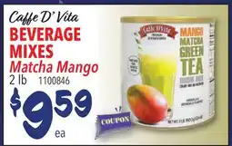 Restaurant Depot Caffe D' Vita BEVERAGE MIXES Matcha Mango offer