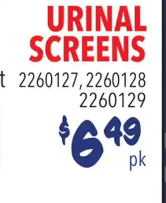 Restaurant Depot URINAL SCREENS offer