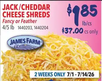 Restaurant Depot JACK/CHEDDAR CHEESE SHREDS offer