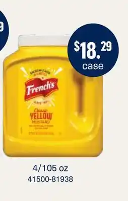 Restaurant Depot French's YELLOW MUSTARD offer