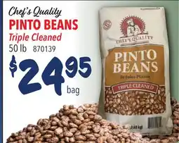 Restaurant Depot Chef's Quality PINTO BEANS offer