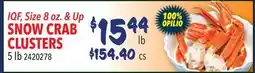 Restaurant Depot SNOW CRAB CLUSTERS offer