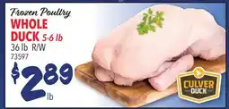 Restaurant Depot Frozen Poultry WHOLE DUCK offer