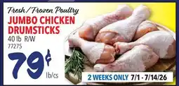 Restaurant Depot Fresh / Frozen Poultry JUMBO CHICKEN DRUMSTICKS offer